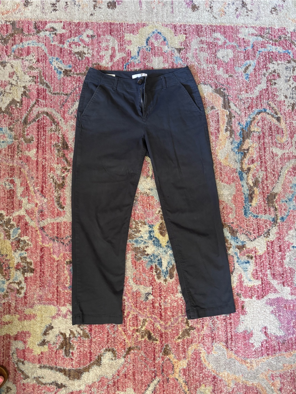 LOFT Women’s Gray Chinos - Slim Straight